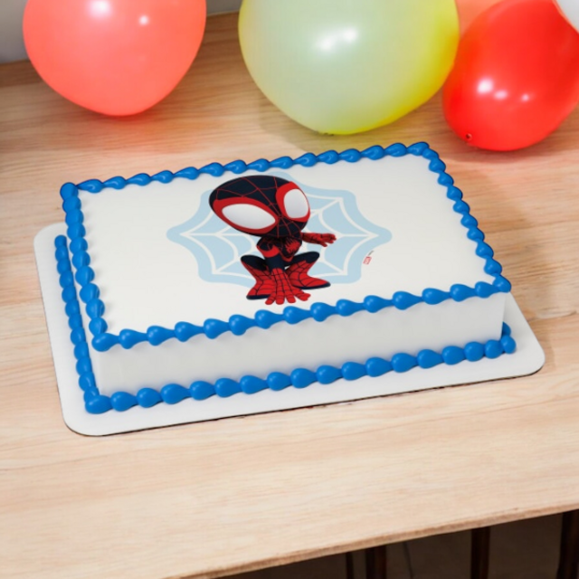 MARVEL Spidey and His Amazing Friends Spinn PhotoCake® Edible Image® Cake