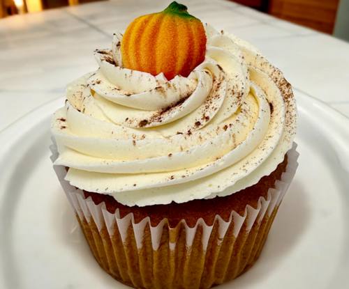 Pumpkin Spice Gourmet Cupcake