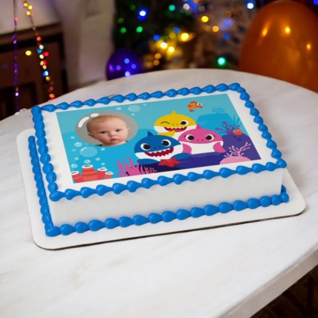 Baby Shark Sharktastic! PhotoCake® Edible Image® Frame