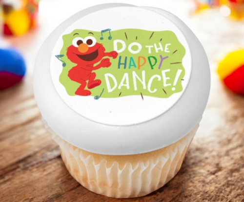 Sesame Street® Elmo Happy Dance PhotoCake® Edible Image® Cupcakes (12 Cupcakes)