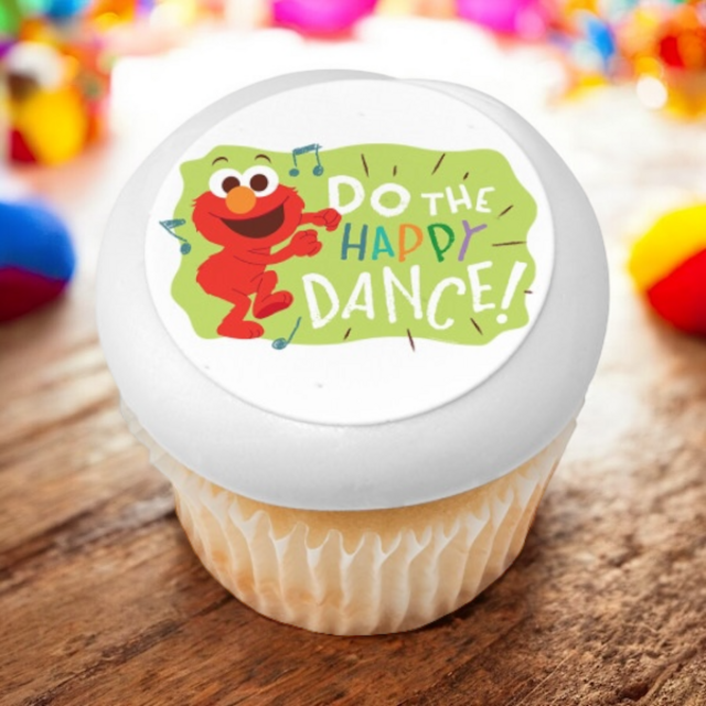 Sesame Street® Elmo Happy Dance PhotoCake® Edible Image® Cupcakes (12 Cupcakes)