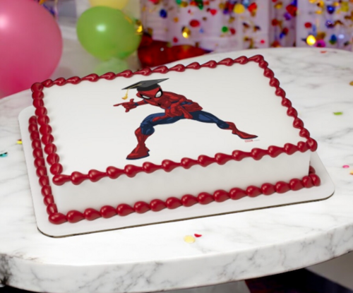 Marvel's Spider-Man™ Graduation PhotoCake® Edible Image® Cake