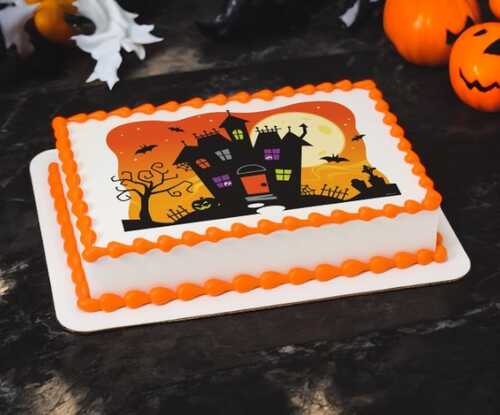 Spooky Haunted House PhotoCake® Edible Image®