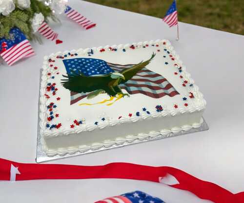 American Eagle PhotoCake® Sheet Cake