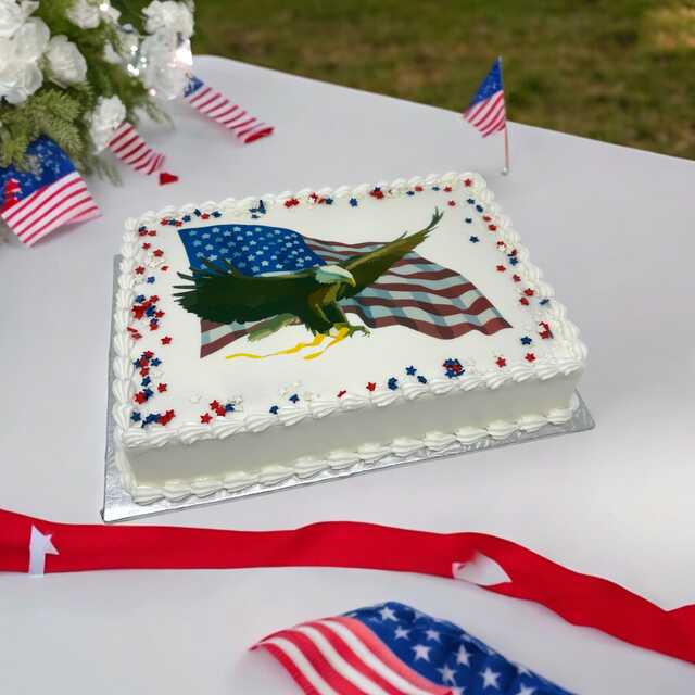 American Eagle PhotoCake® Sheet Cake