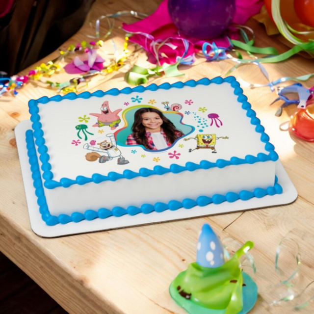 SpongeBob SquarePants™ Life's Sweet PhotoCake® Edible Image® Frame Cake