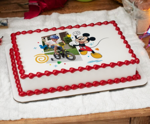 Disney Mickey Mouse Funhouse Fun on Repeat PhotoCake® Edible Image® Frame