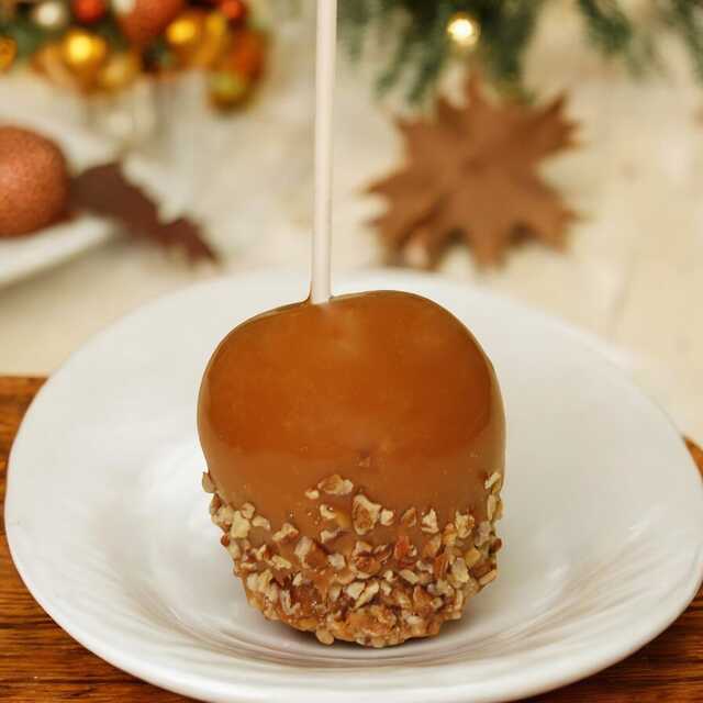 Caramel Apple with Pecans