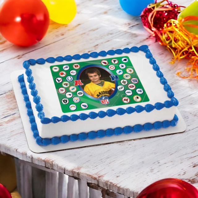 NFL Teams PhotoCake® Edible Image® Frame