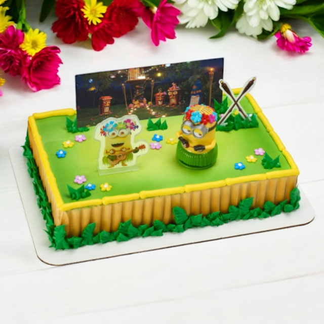 Despicable Me 3 Hula Party Kit Cake