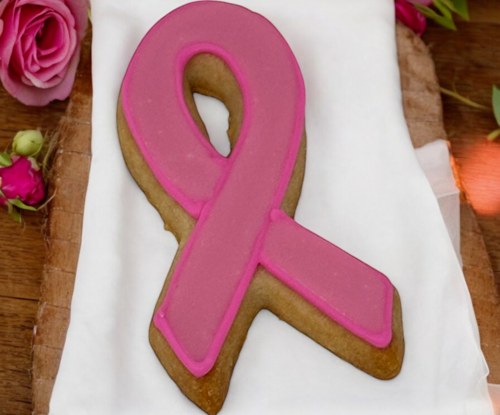 Pink Ribbon Cut-Out Cookie with a Cause (12)