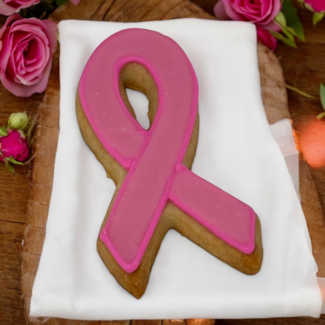 Pink Ribbon Cut-Out Cookie with a Cause (12)