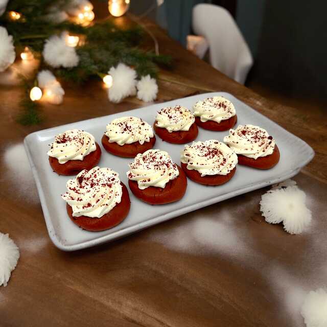 Red Velvet Drop Cookies