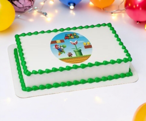 Super Mario Mushroom Kingdom PhotoCake®