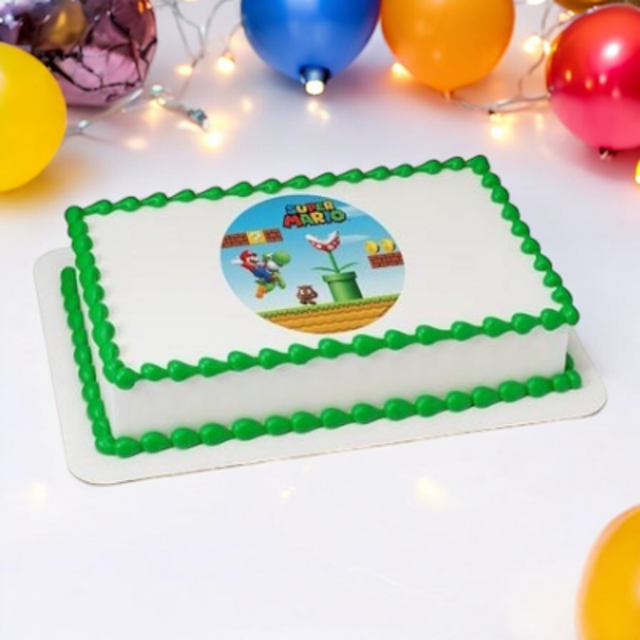 Super Mario Mushroom Kingdom PhotoCake®