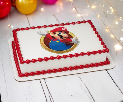 Super Mario™ Mario Here We Go! PhotoCake® Edible Image®